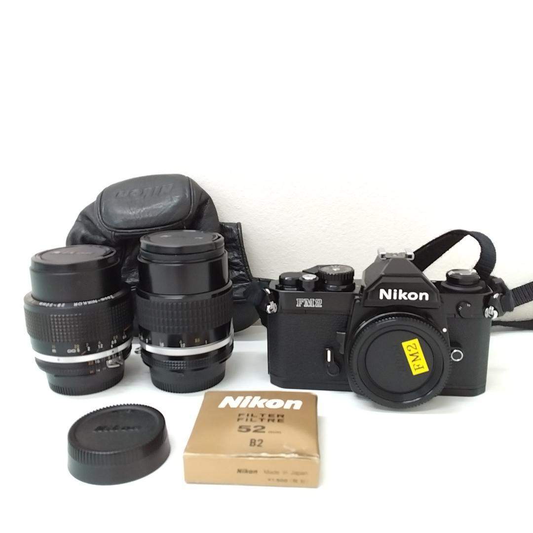 若《WSVQW》Nikon FM2　動作品　美品　NIKKOR　105mm