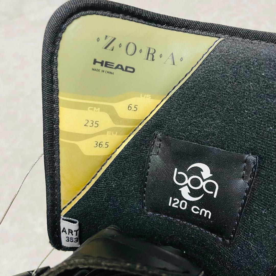 HEAD ヘッド ボア BOA 23.5cm スノーボードブーツ ダイヤル式 黒