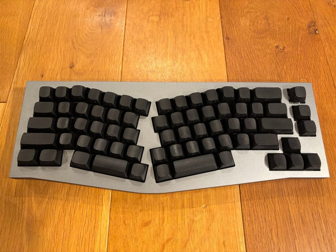 美品 Keychron Q8 Silver Gray アリス配列 有線接続のみ