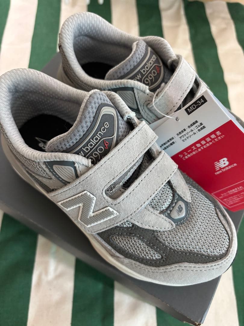 【週末限定お値下げ中】New Balance 990 v6 グレー 18cm