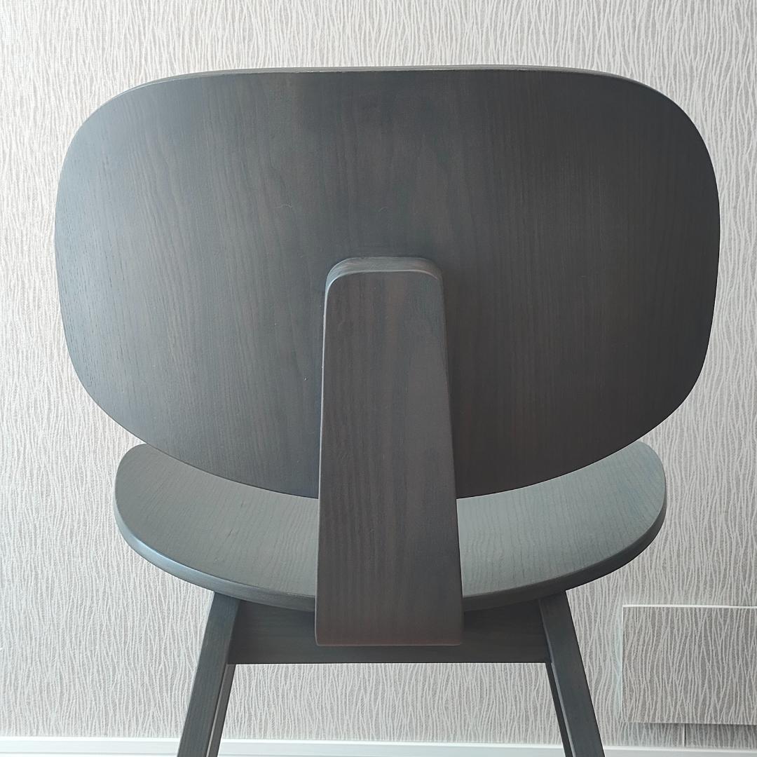 藤栄　カマーWチェア　2脚セット　ダイニングチェア　天然木