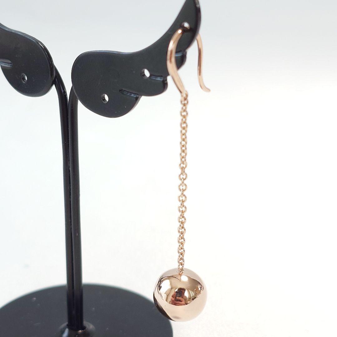 【新品仕上げ】ティファニー K18 ハードウエア ボールピアス 片耳用 6119