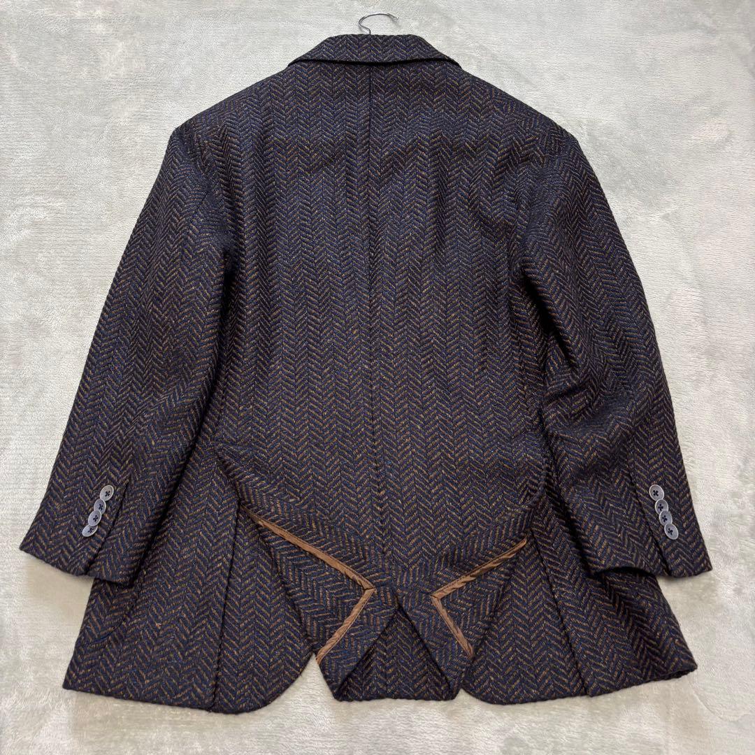 美品✨タリアトーレ カシミヤ ヘリンボーン テーラードジャケット シルク 2B