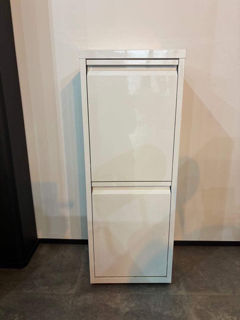 【tomopy】スチール製分別式ごみ箱 【引取り可】