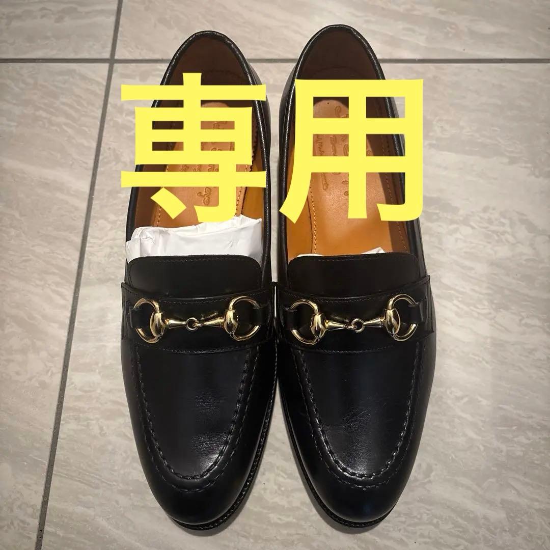 おつまみ⭐︎Jalan Sriwijaya 黒 レザー ビットローファー