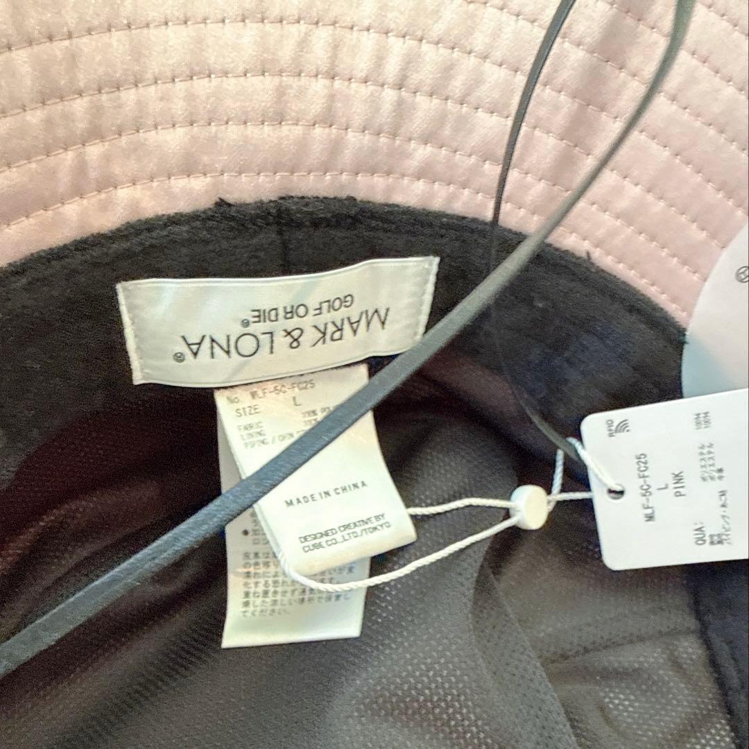 新品 ✨ MARK&LONA バゲットハット 帽子 マーク&ロナ ピンク メンズ