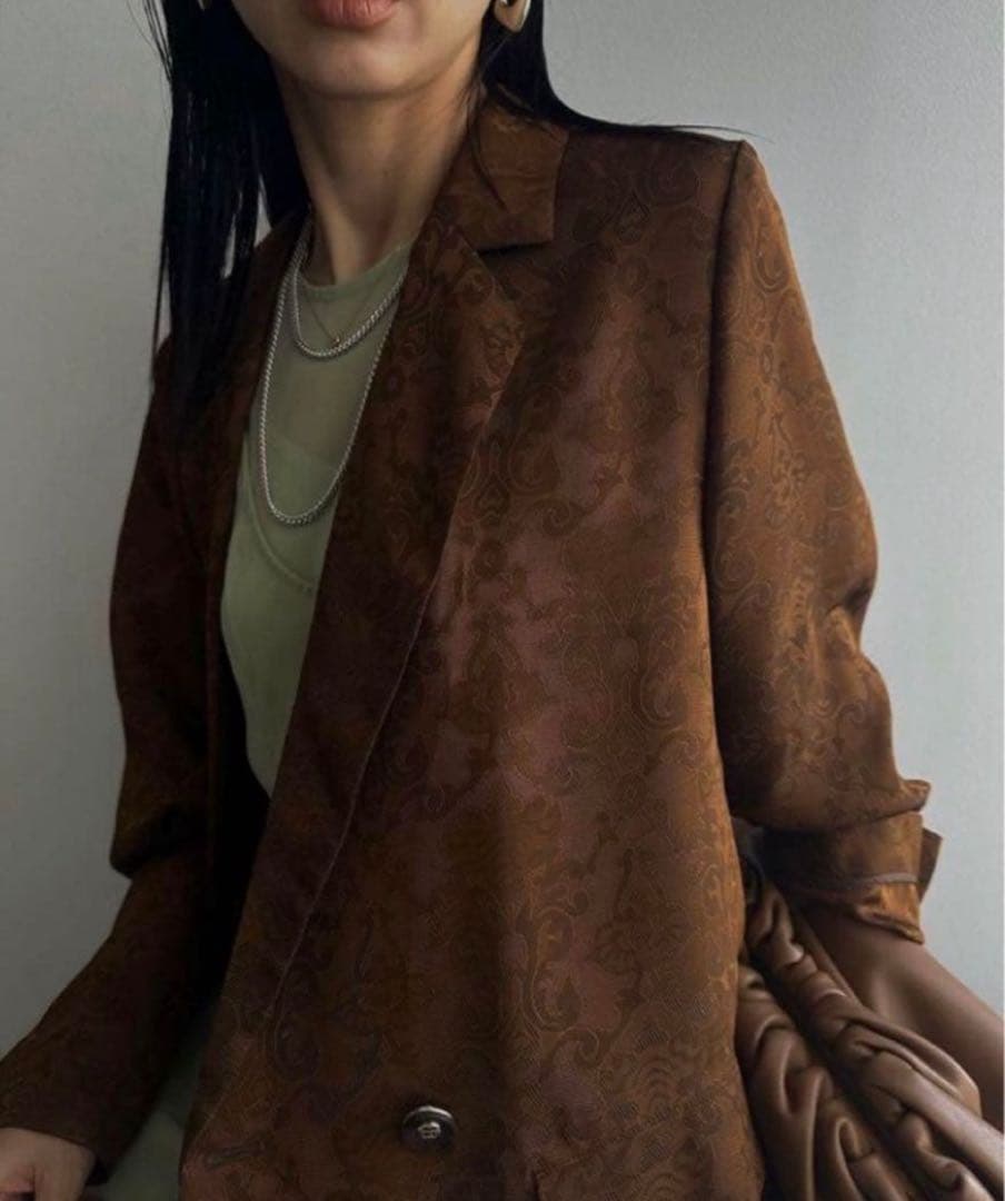 ameri アメリ MEDI ALICIA JACQUARD JACKET