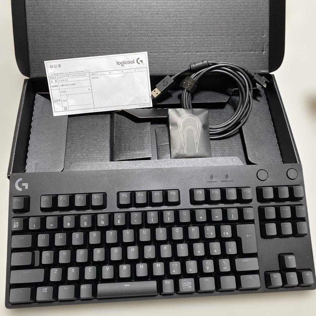 Logicool PRO X Gaming Keyboard 定価:2万4千円