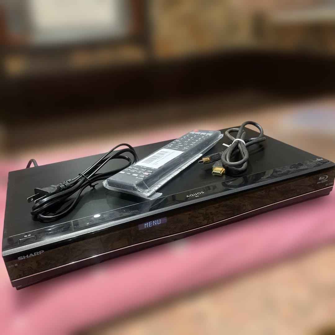 SHARP BD-S580 12倍録 500GB 新品リモ等付フル装備 完動品！