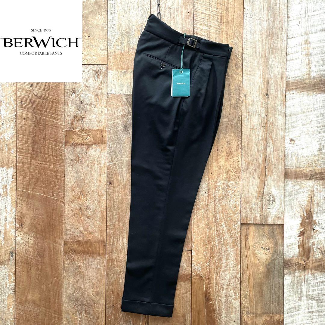 【新品】BERWICH scotch カノニコ ウール スラックス パンツ 42