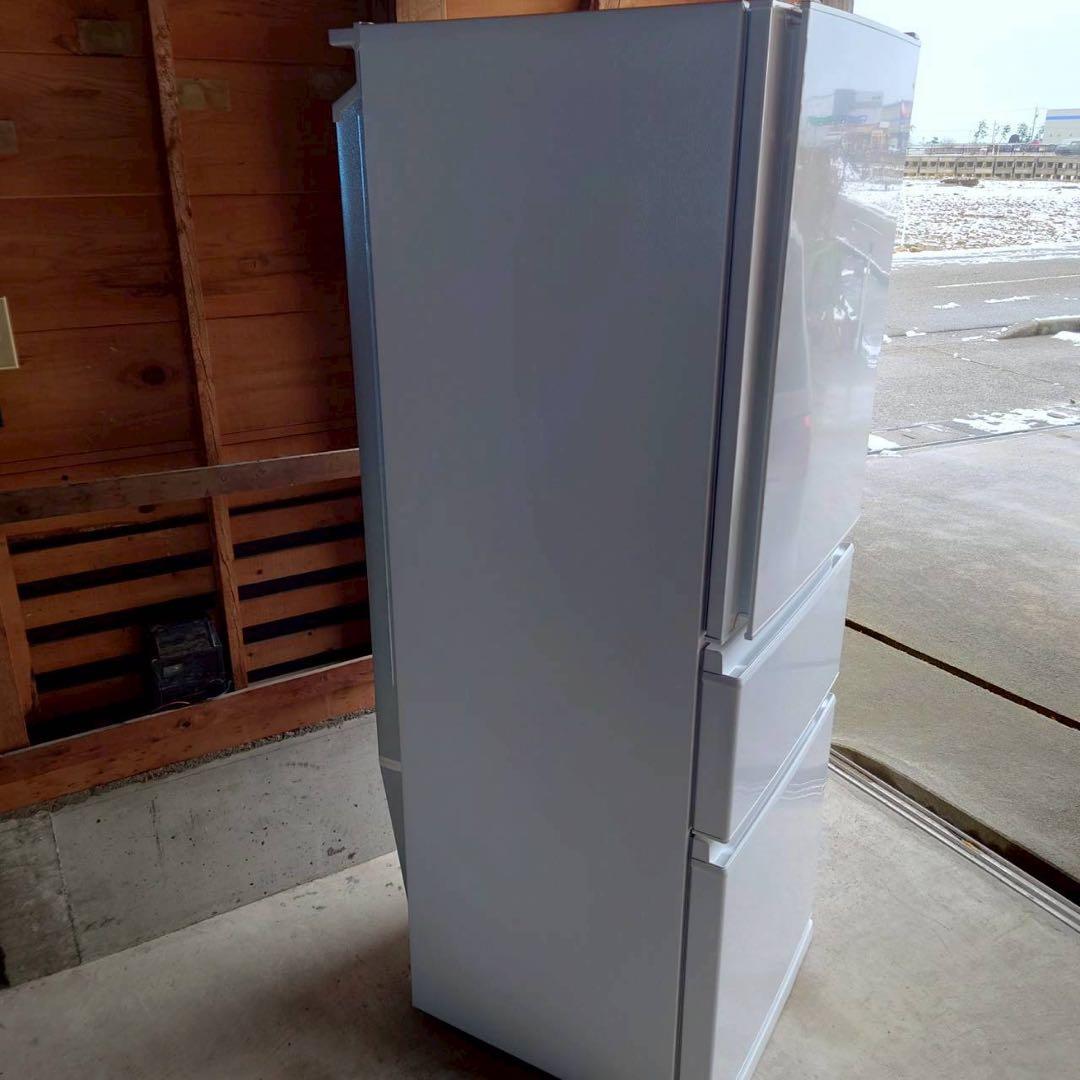 【良品】三菱　3ドア冷蔵庫　330L　2023年製　北陸のみ送料無料