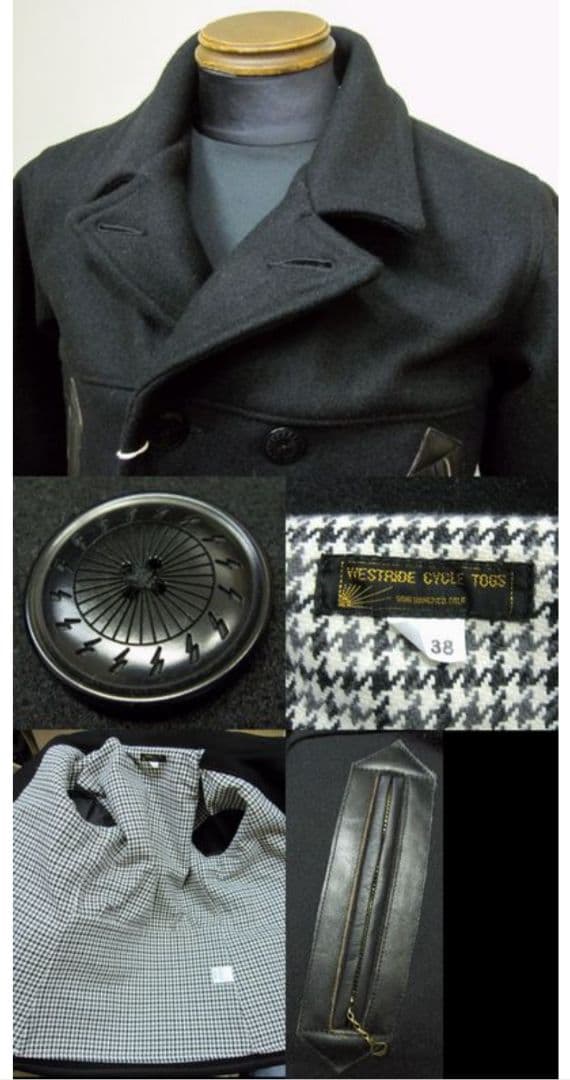 WESTRIDE Jason Jesee ピーコート ブラック 42 XL