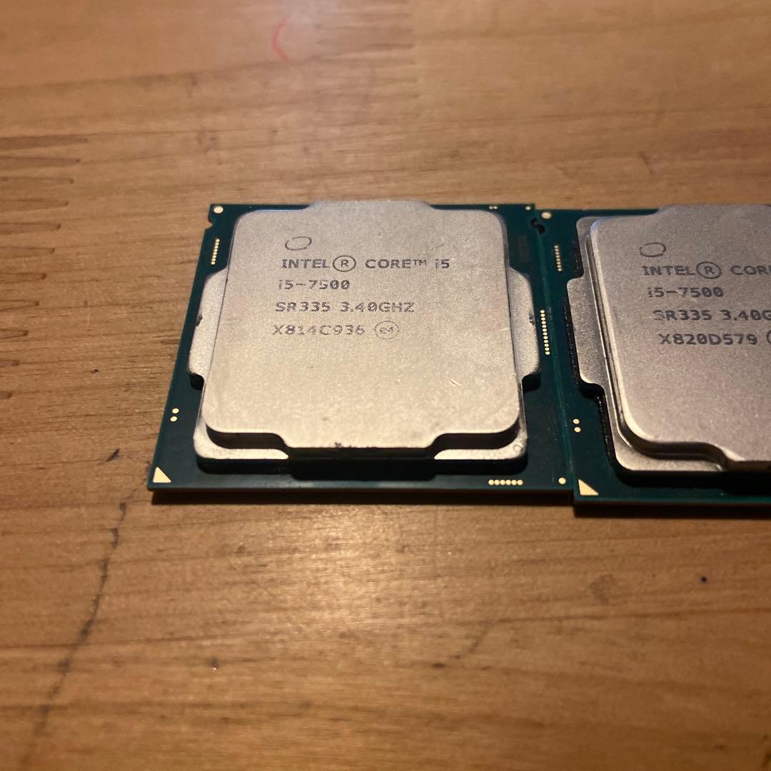 Intel Core i5 7500/3.40GHz 3個セット