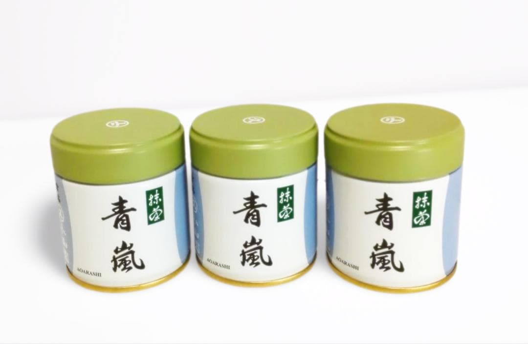 丸久小山園 抹茶 青嵐 40g　3缶セット