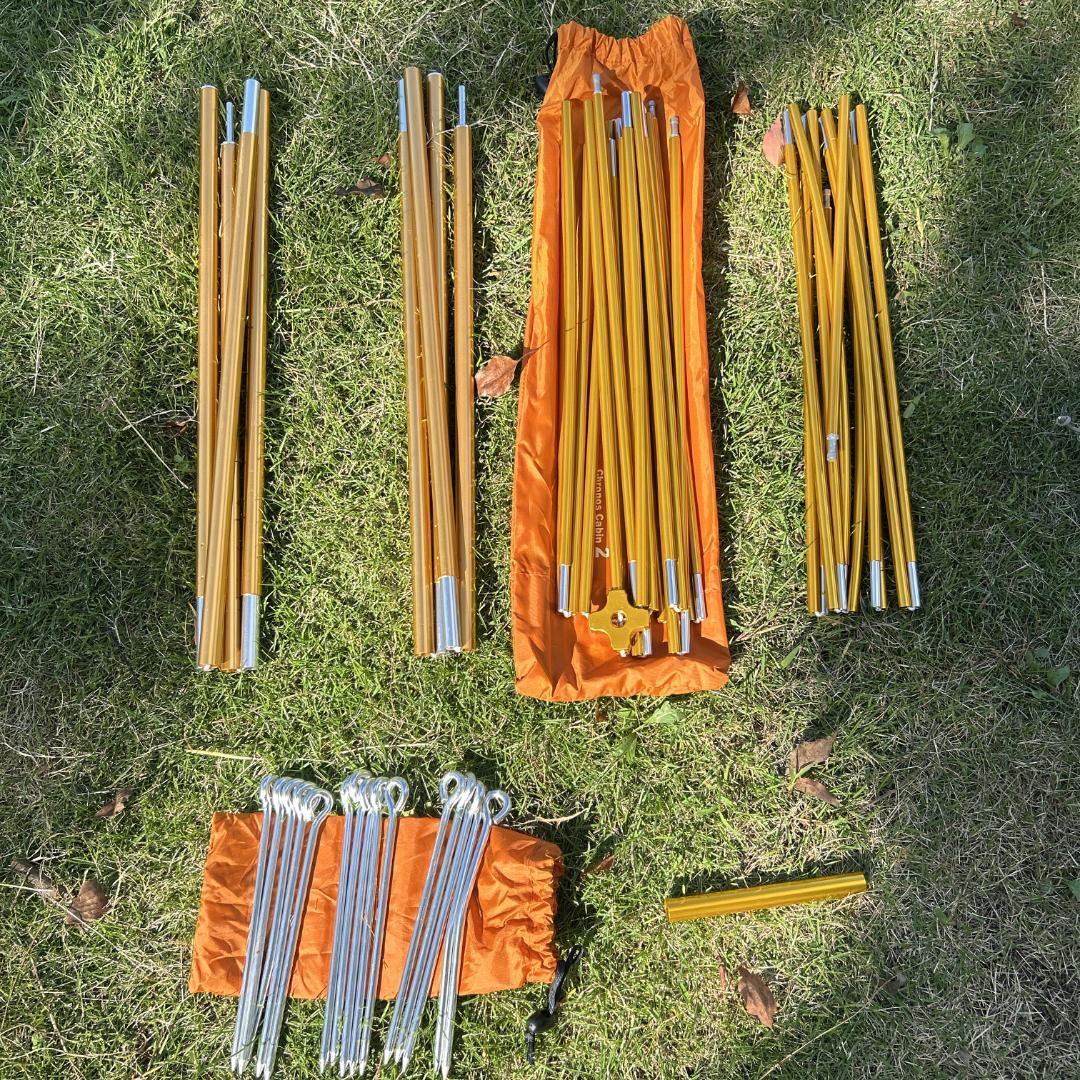 【美品】モンベル mont-bell クロノスキャビン 2 オレンジ 2〜3人用