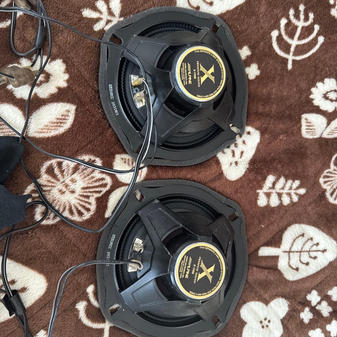ALPINE X-1705 2WAYスピーカー 180W