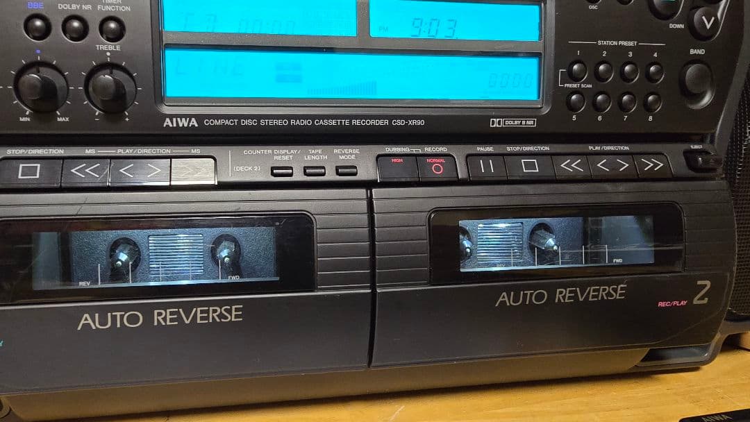 AIWA CSD-XR90改 Bluetooth搭載CDラジカセ 完動品 155