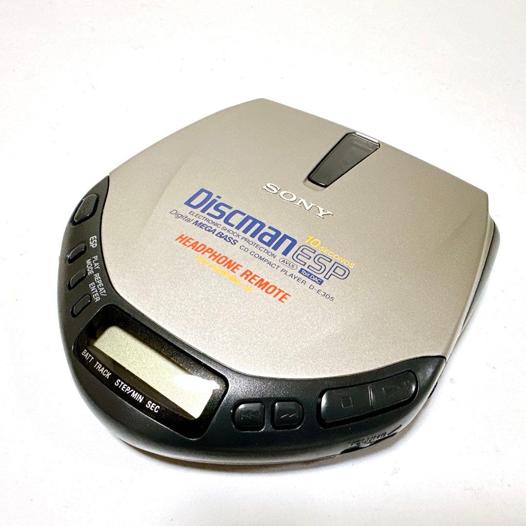 ほぼ未使用 SONY D-E305 Discman ポータブルCDプレーヤー