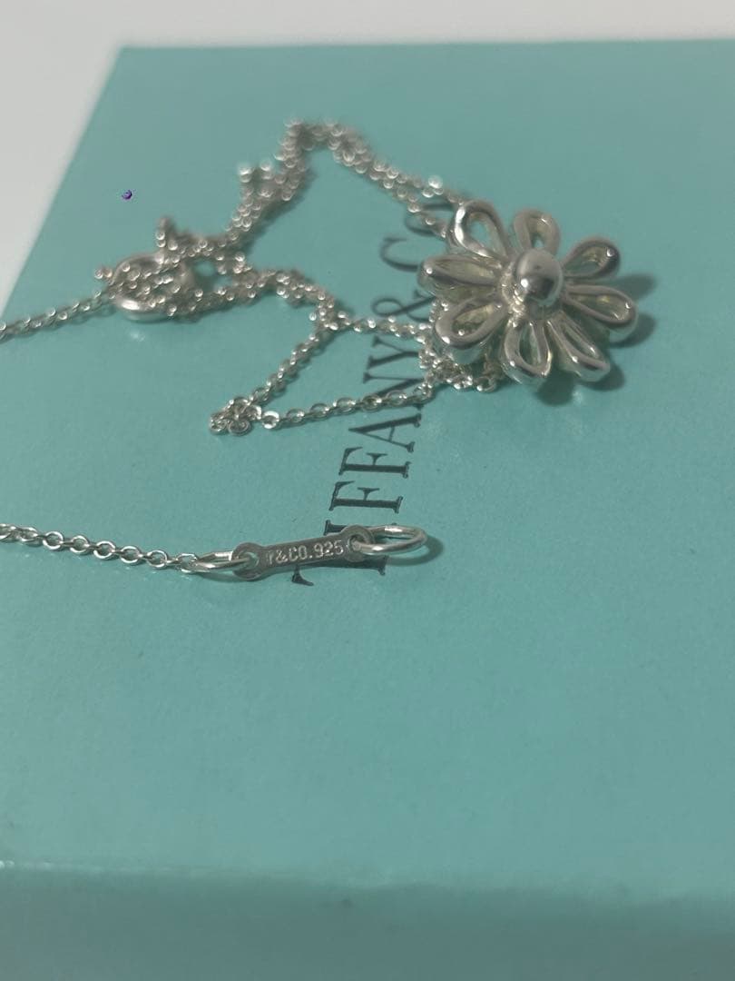美品 TIFFANY ティファニー デイジー シルバーネックレス
