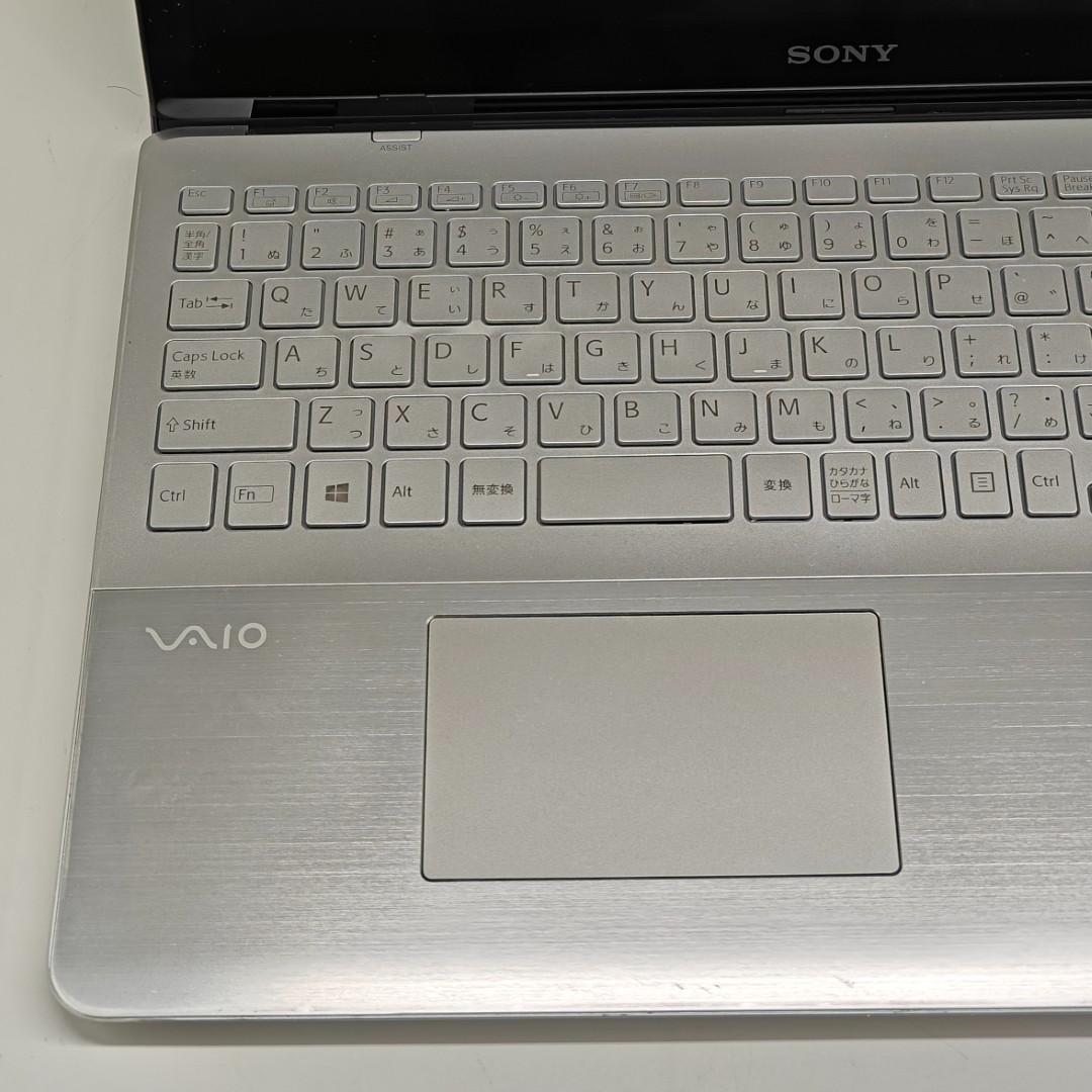 【VAIO】SVF 爆速i7 SSD256GB 8GB シルバー ノートPC