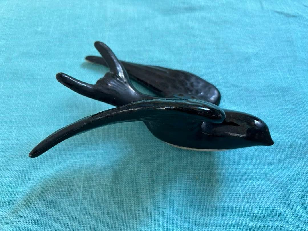 ご購入予約中　フランスアンティーク　陶器ツバメ　2