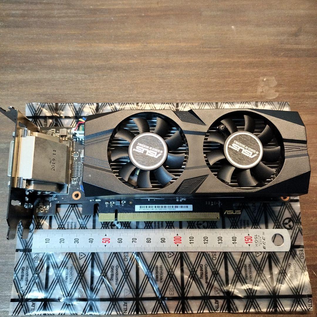 グラフィックボード・グラボ・ビデオカード ASUS GTX1650-4G-LP-BRK