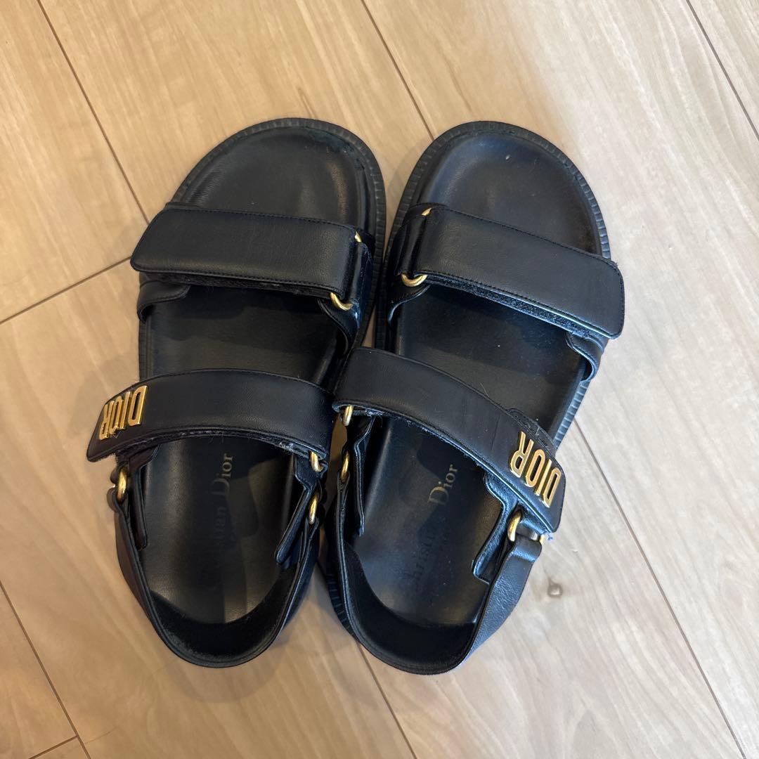ア*ー様 ディオール　サンダル 37 36 23.5 厚底　スポーツサンダル