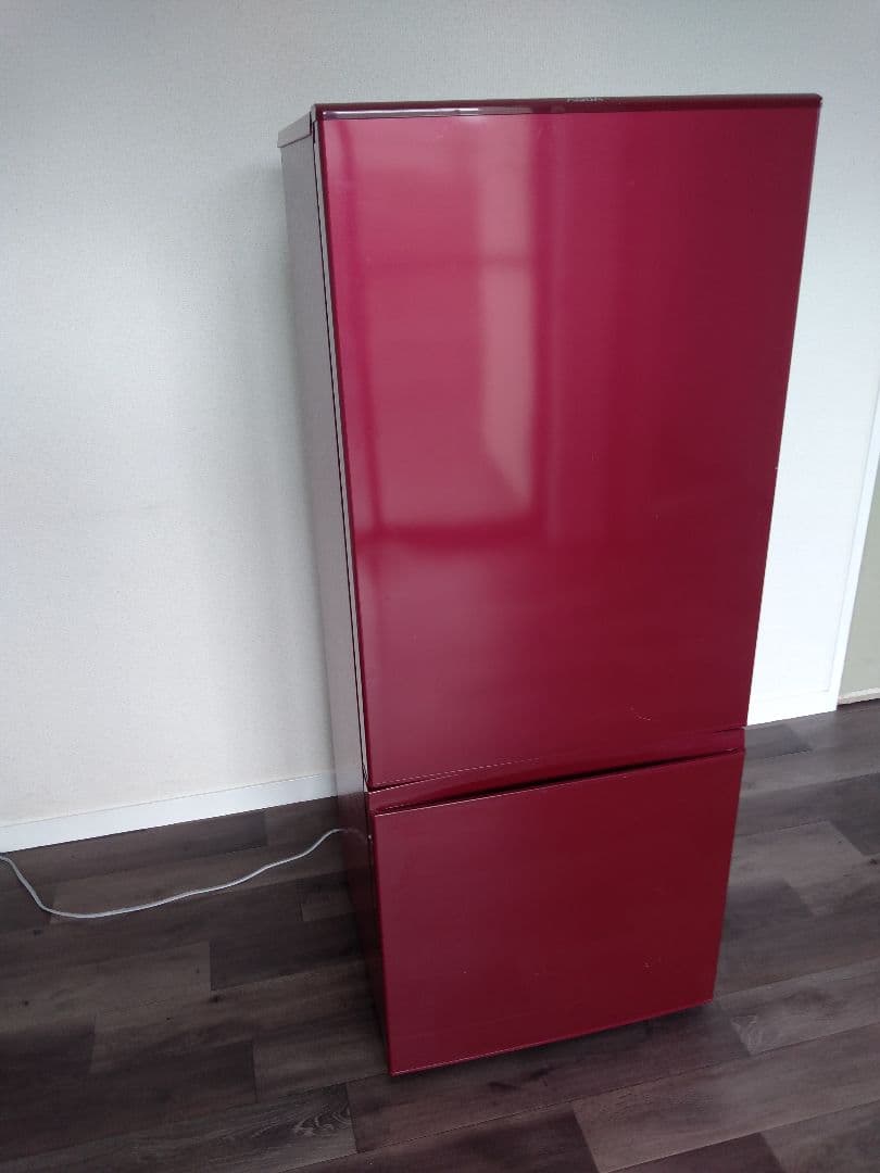 アクア　冷蔵庫　冷凍庫　184L　AQR-18F　冷凍冷蔵庫　ルージュ　赤