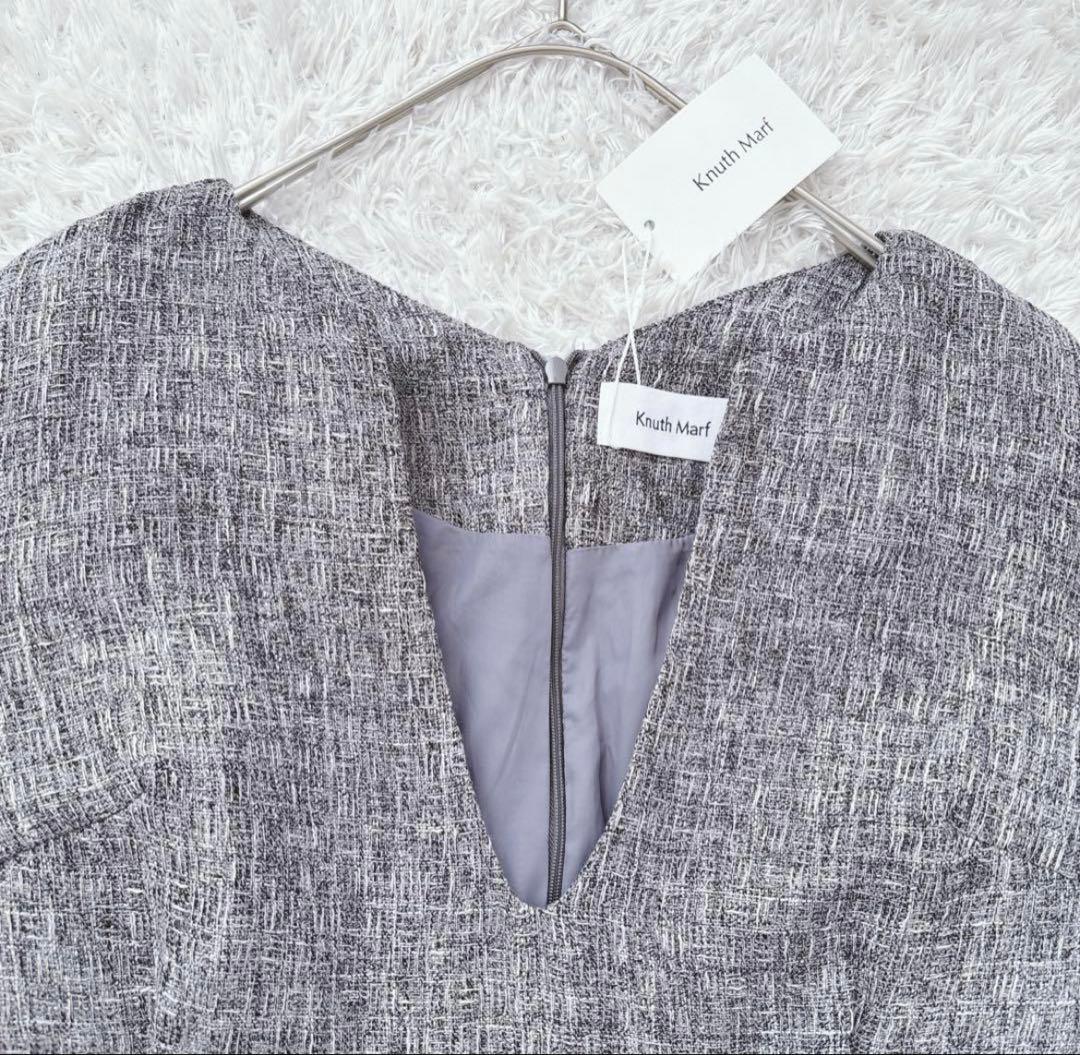 KNUTH MARF tweed mermaid OPマーメイドワンピース