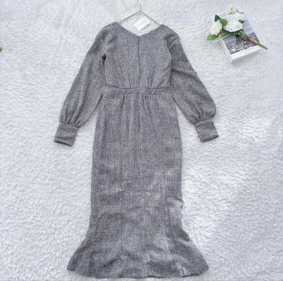 KNUTH MARF tweed mermaid OPマーメイドワンピース