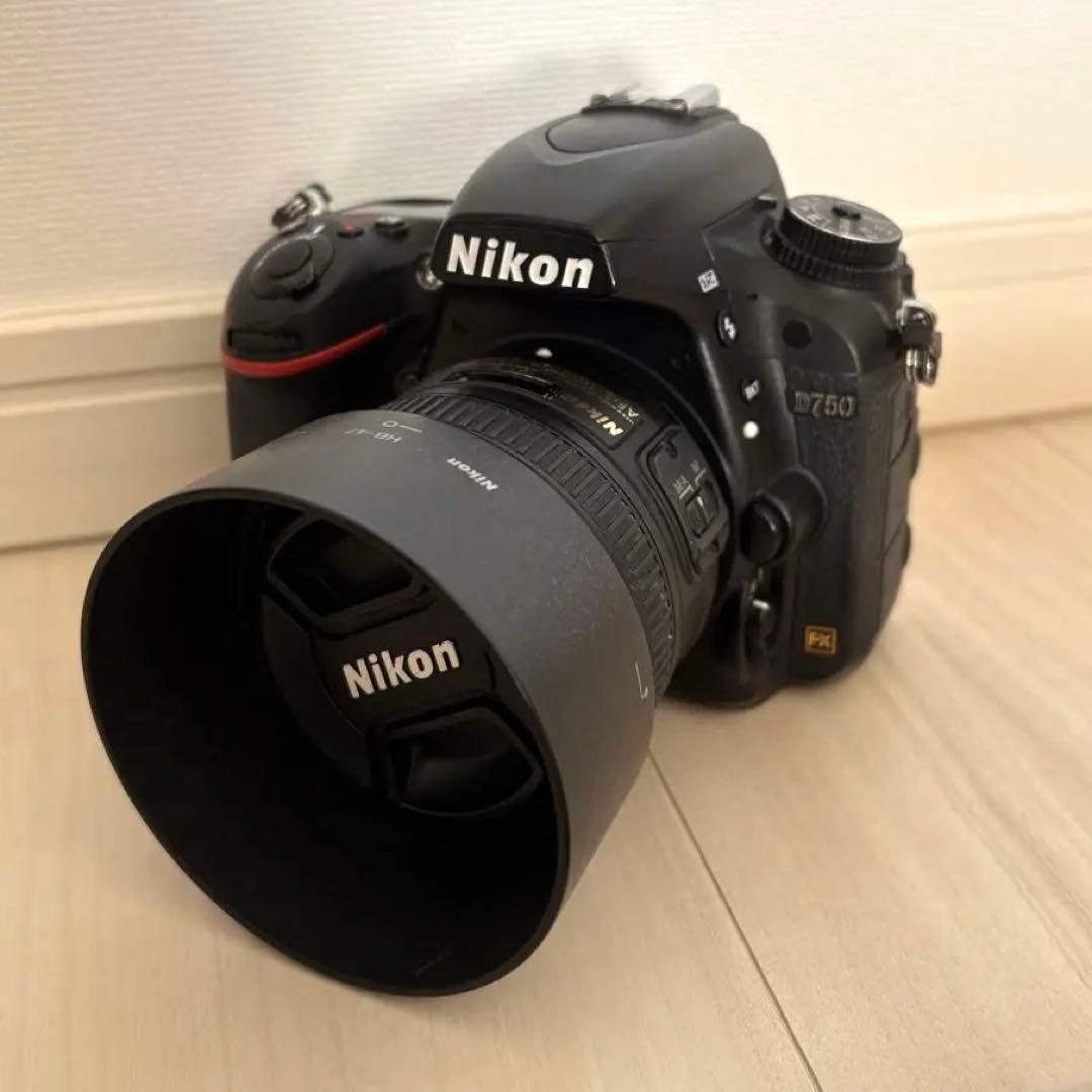 【美品】Nikon D750 ボディ・AF-S NIKKOR 50mm F1.8