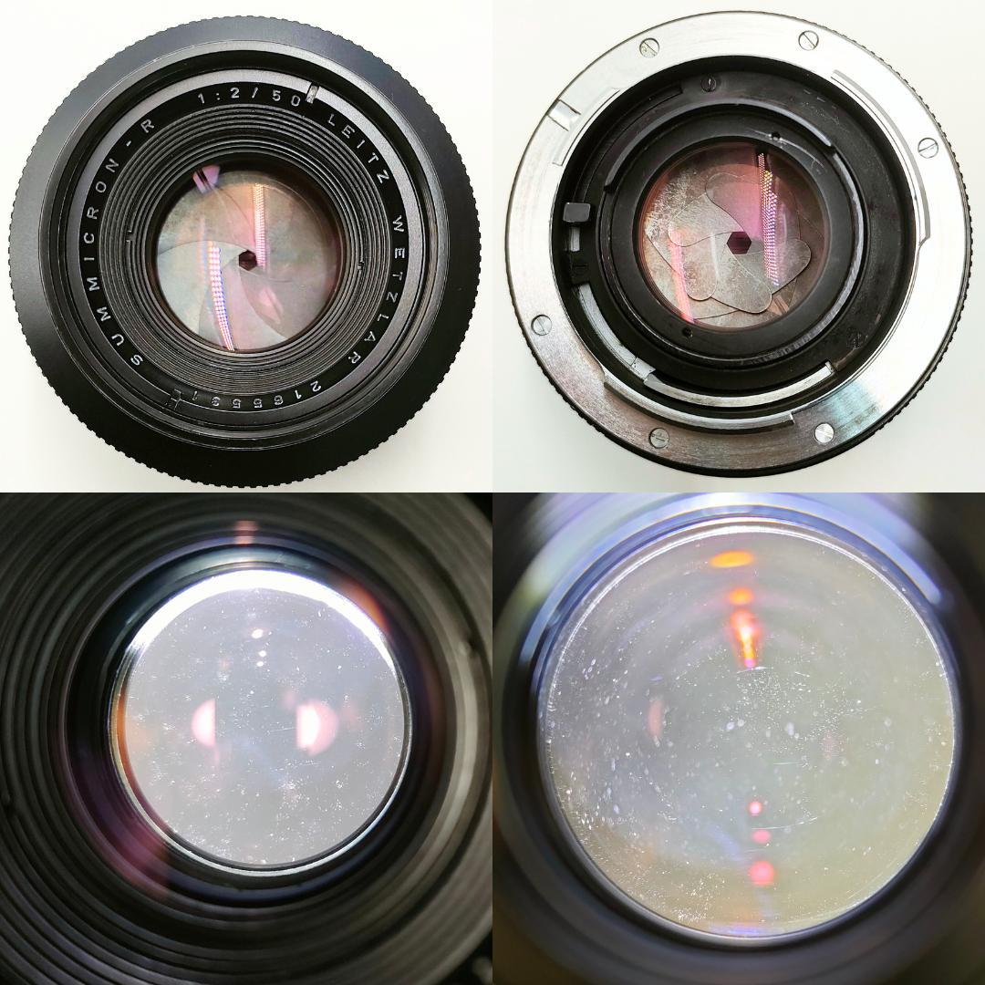 Leica SUMMICRON-R 50mm F2 １カム 純正フード付