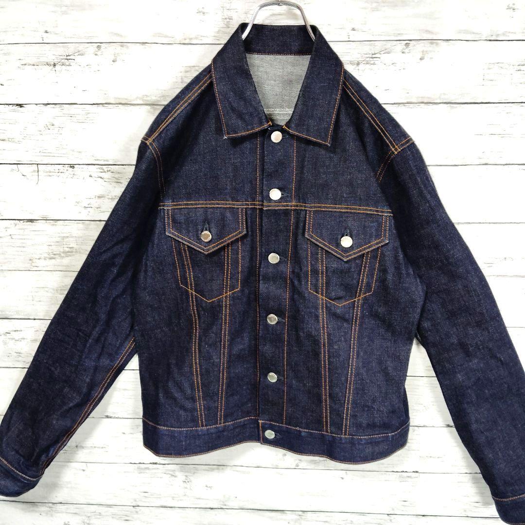 【超希少】ユニフォームエクスペリメント☆バックビッグロゴデニムジャケット　ソフ