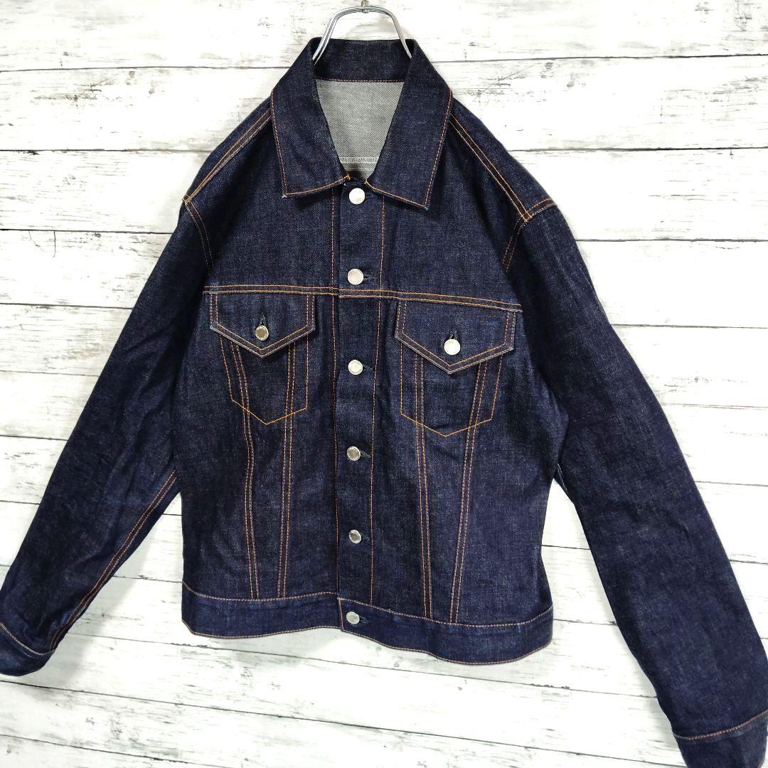 【超希少】ユニフォームエクスペリメント☆バックビッグロゴデニムジャケット　ソフ