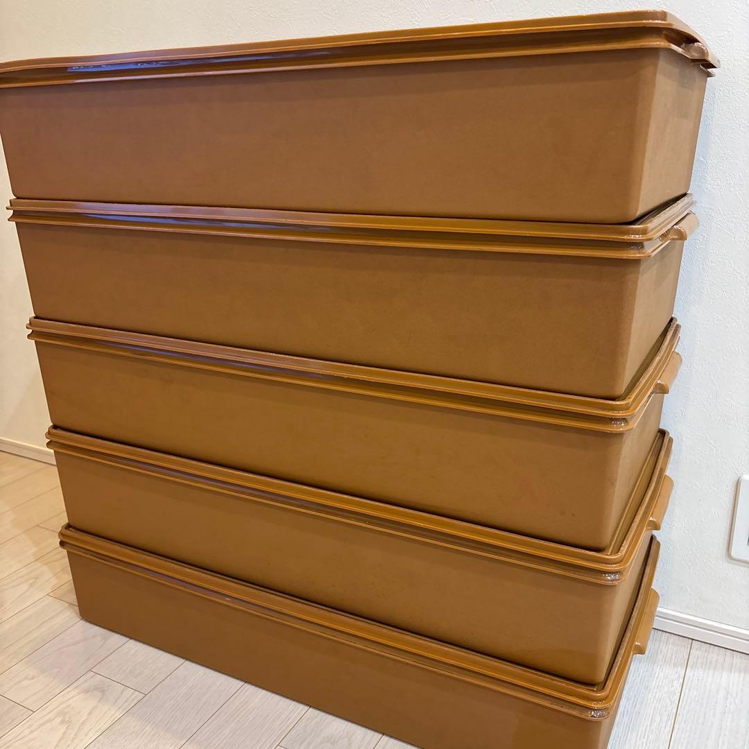 TUPPERWARE タッパーウェア ロングスーパーケース 5個セット