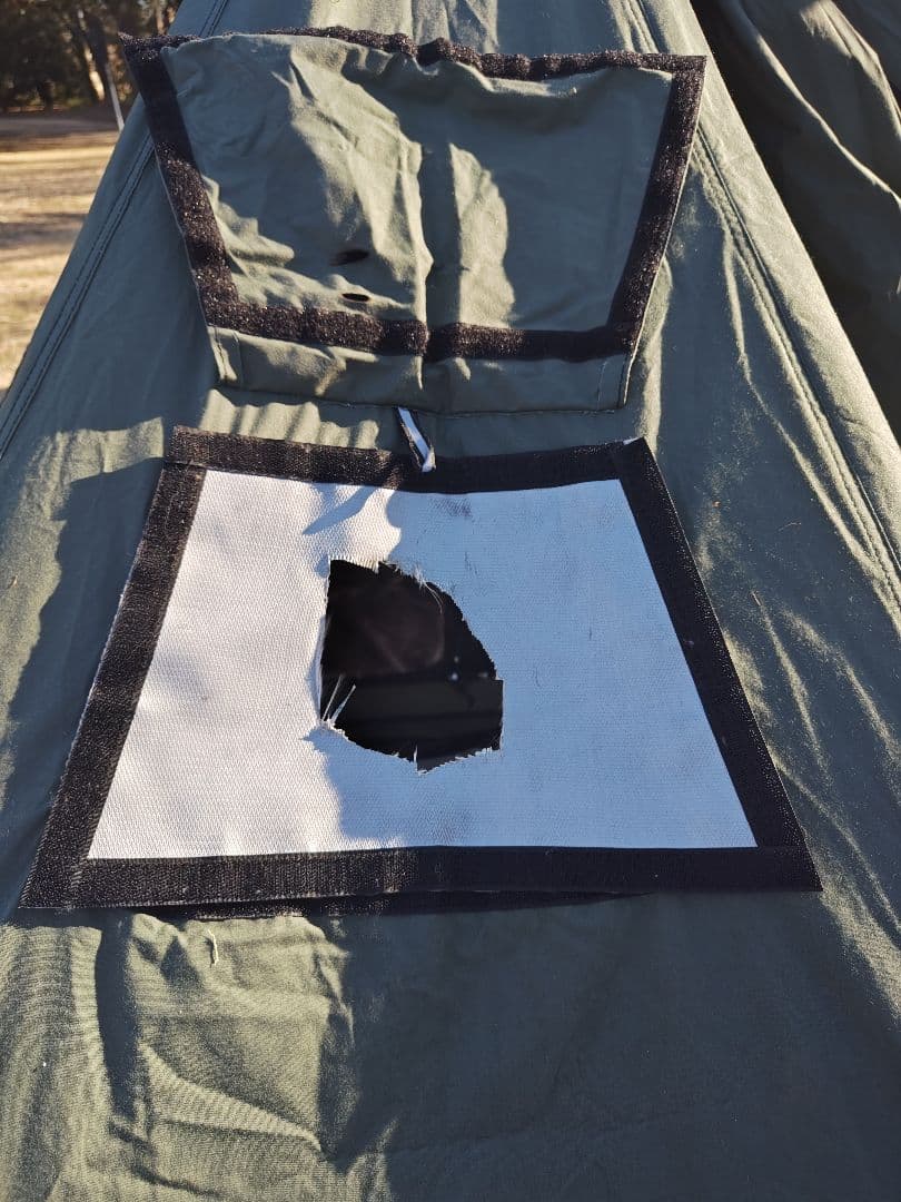 POMOLY パップテント煙突穴付 STOVEHUT TC