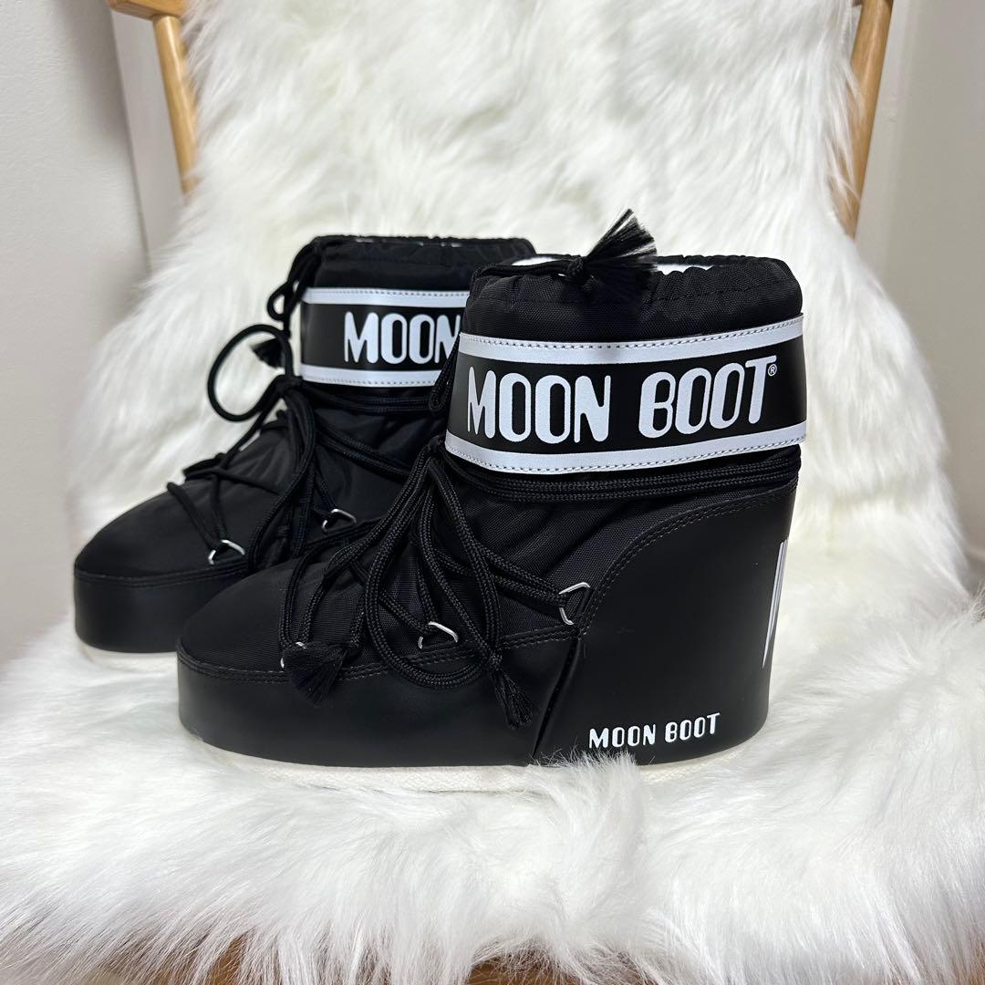 moon boot 36/38サイズ　ショート丈　黒