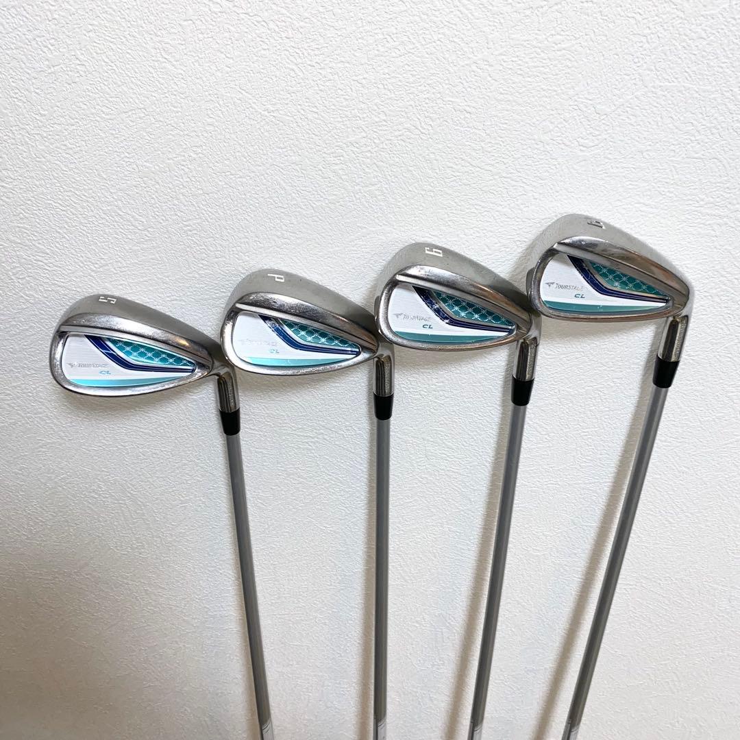 TOURSTAGE CLレディース用ゴルフクラブセットL☆初心者キャディバッグ付
