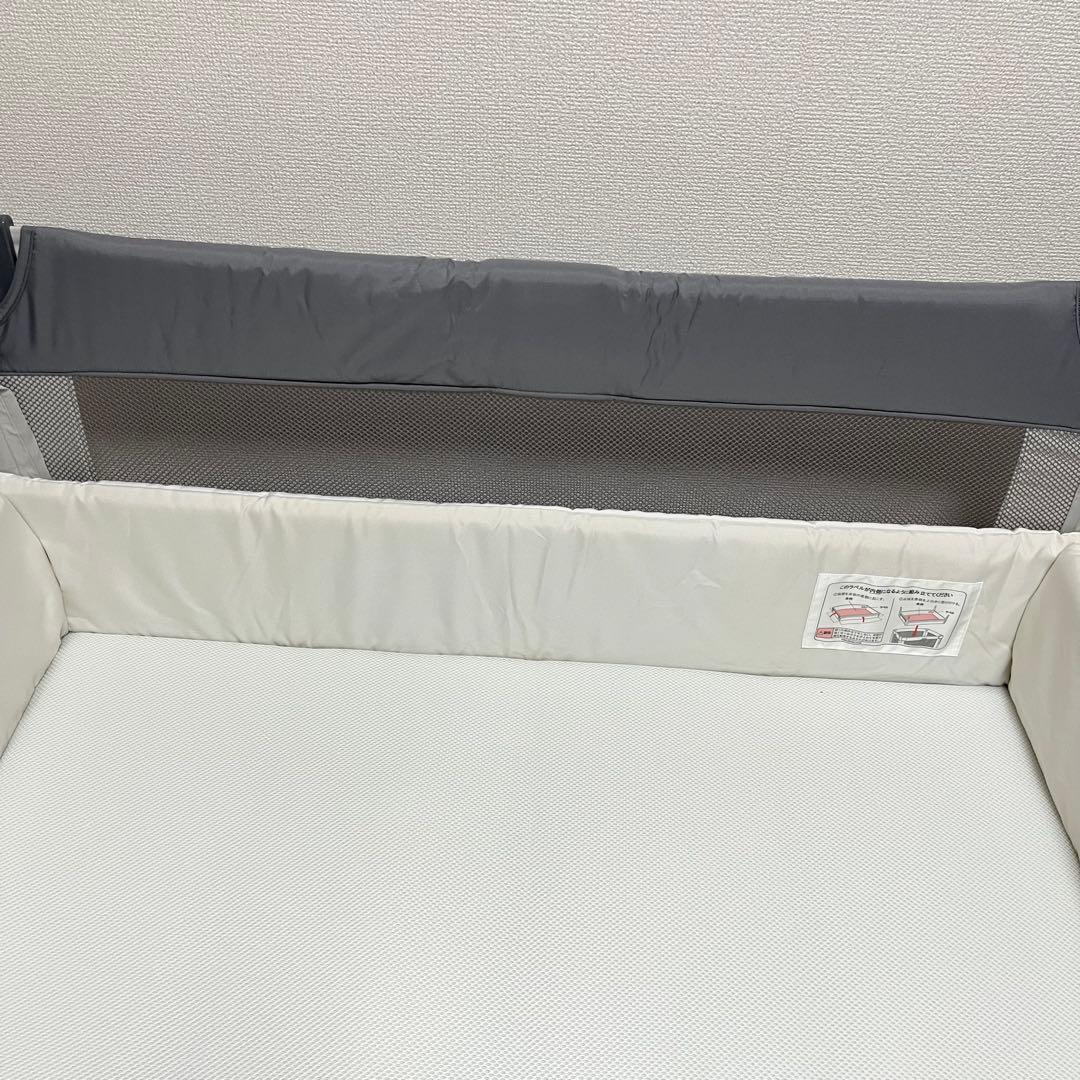 【美品】Aprica アップリカ ココネルエアーAB グレーベアー ベビーベッド