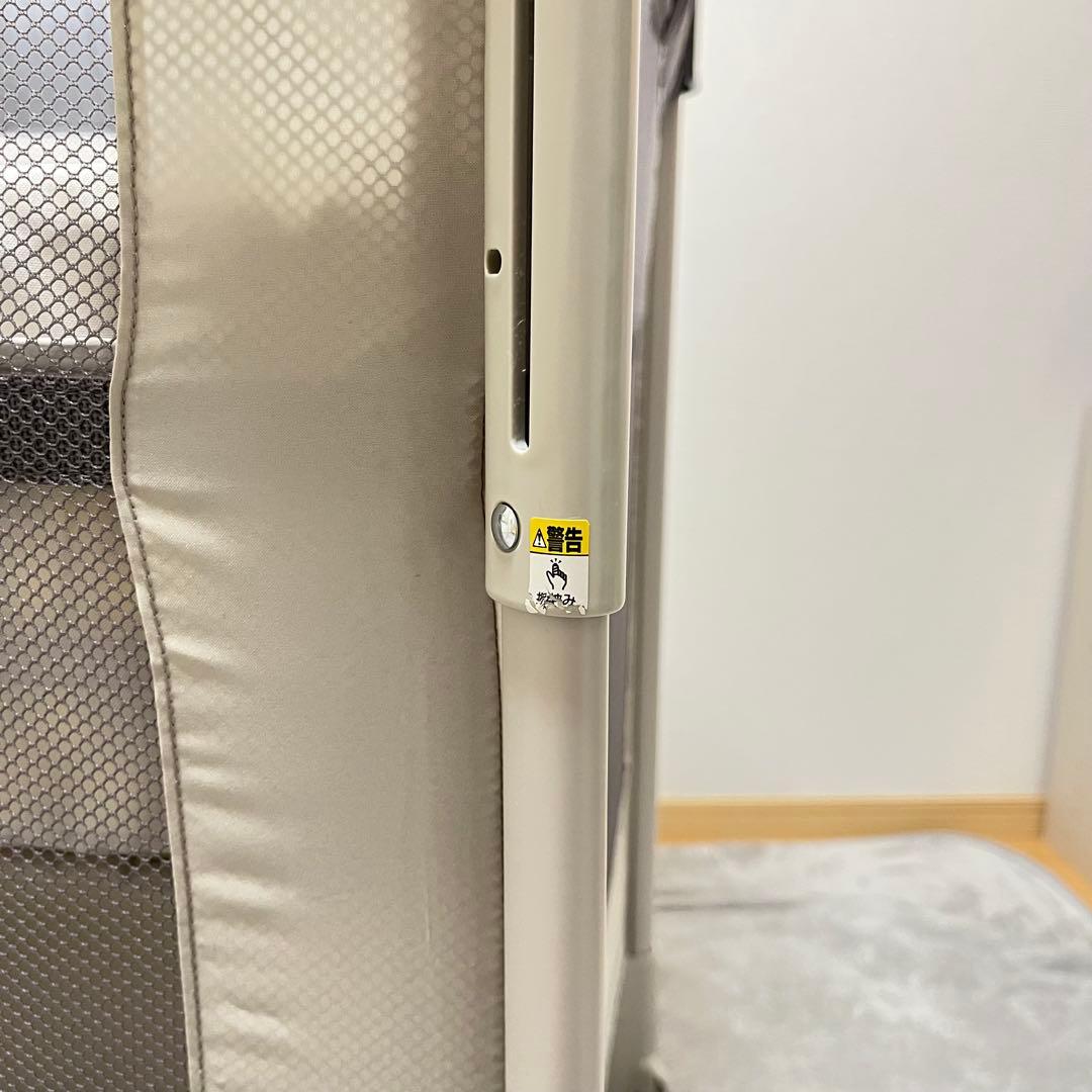 【美品】Aprica アップリカ ココネルエアーAB グレーベアー ベビーベッド