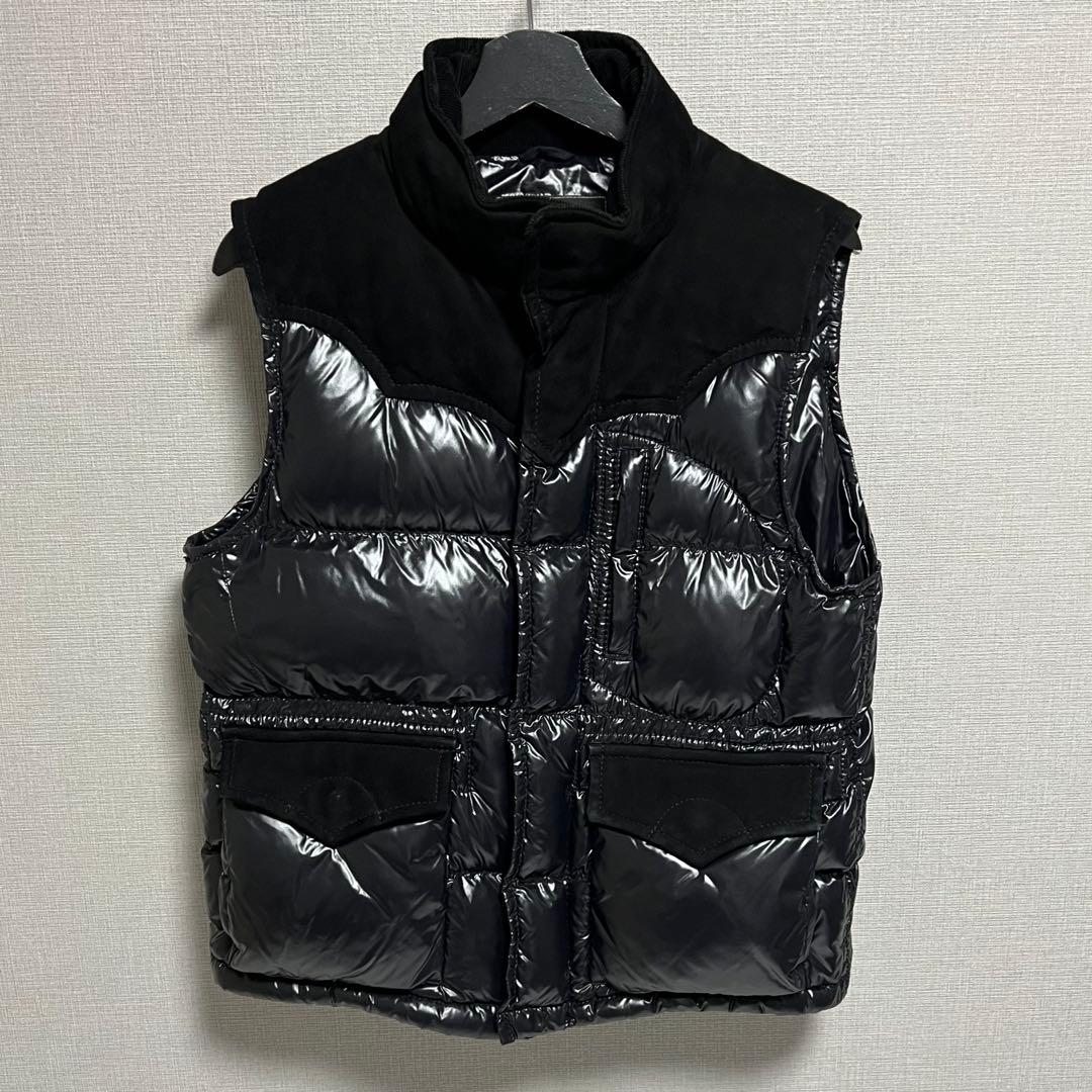 08AW NUMBER (N)INE ダウンベスト ブラック ポートランド期