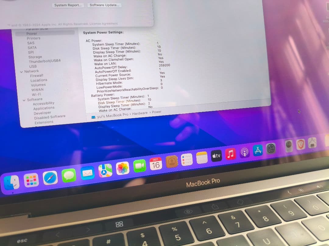 MacBook本体 MacBook Pro A1706 TouchBar13\" NVMe Mod