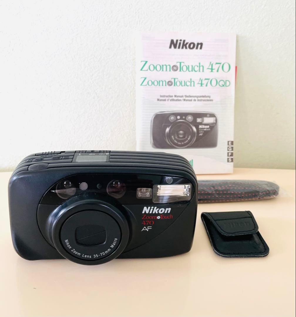 Nikon ZoomoTouch 470 AF 35mmコンパクトフィルムカメラ