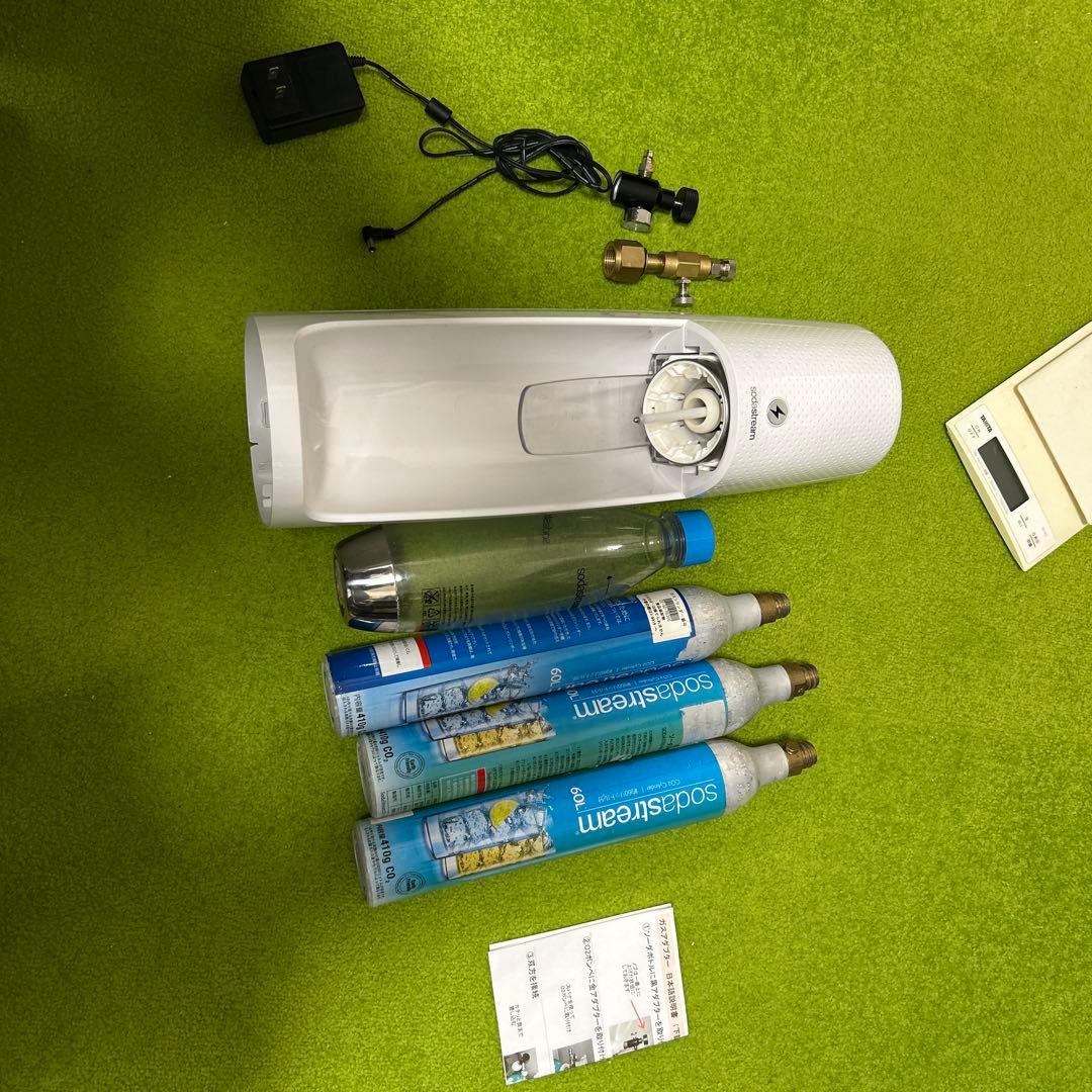 ミドボン充填低コスト　ソーダストリーム　　充填アダプター+シリンダー3本+ボトル