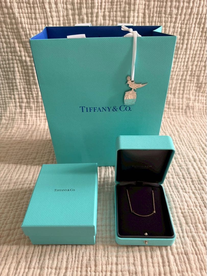 新品未使用 ティファニー スマイル ネックレス YG
