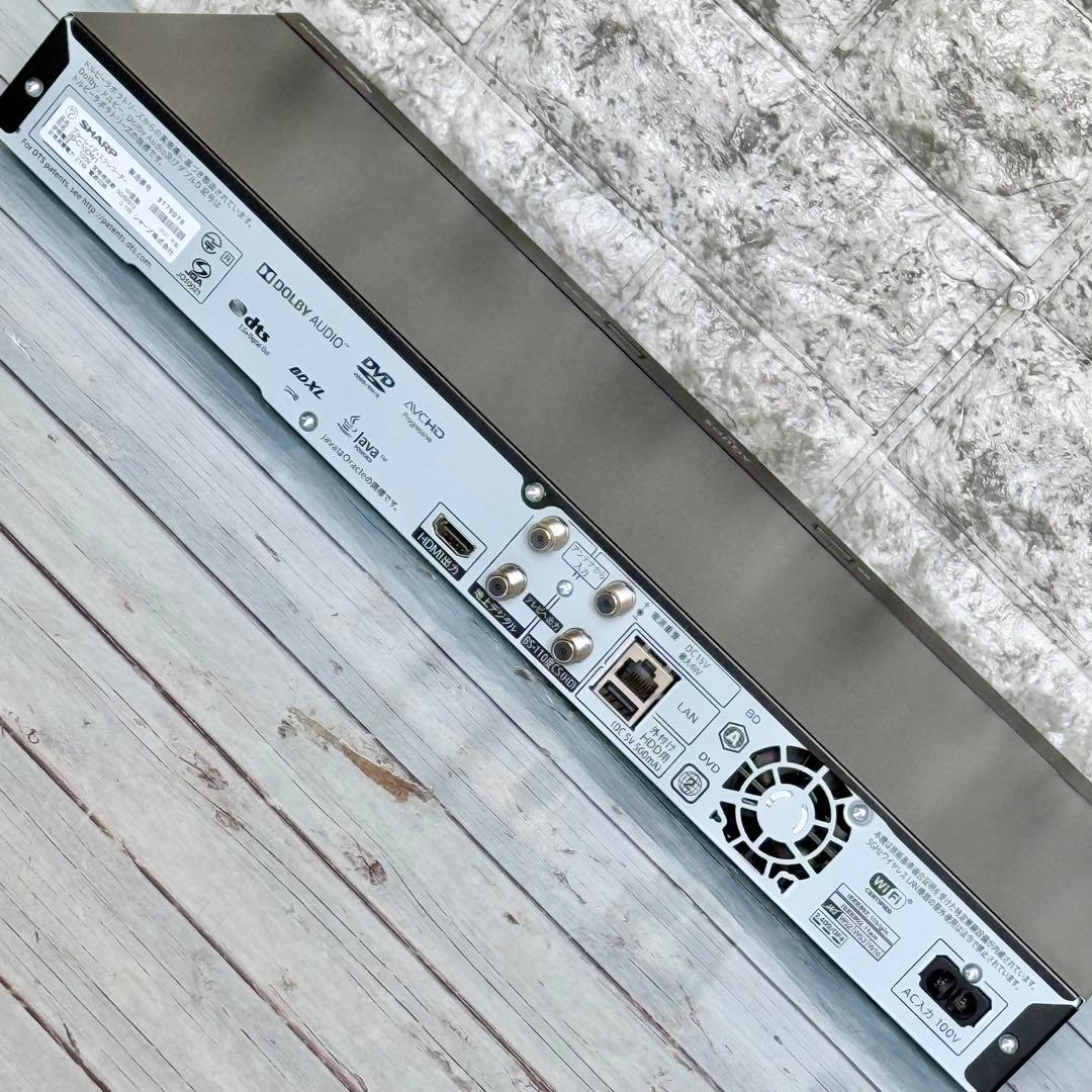 シャープ「アクオス・ブルーレイ」2B-C10DW1 HDD 1TB・2チューナー