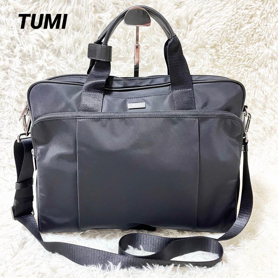 ✨極美品✨TUMI ブリーフケース　ビジネスバッグ 2way A4可能　ブラック