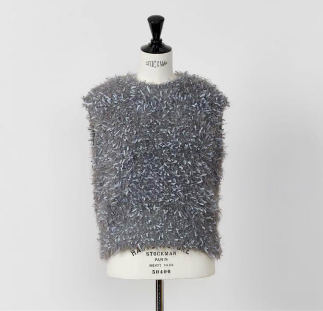 【美品】heve Tinker Knit gray グレー