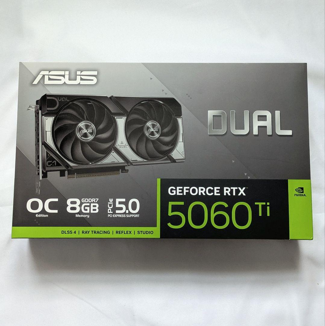 【美品】ASUS Dual GeForce RTX 5060 Ti 8GB