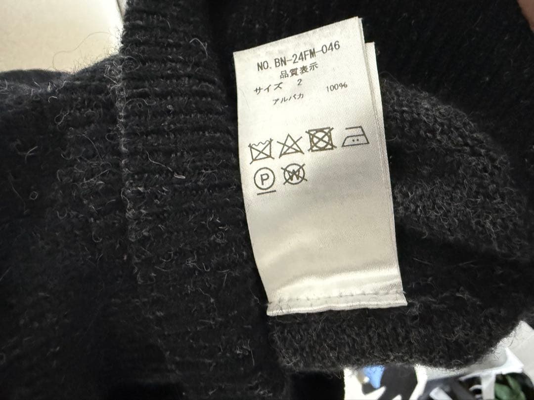 トップス BATONER BABY ALPACA KURUMI TENJIKU CREW